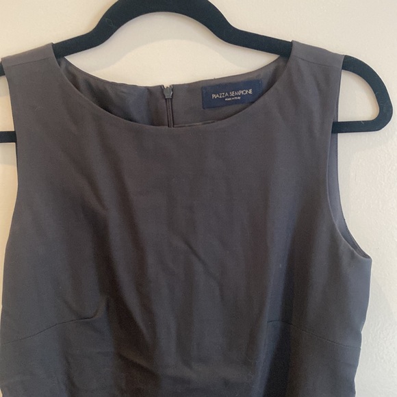 Grey Piazza Sempione dress made in Italy size 42 - Picture 3 of 5